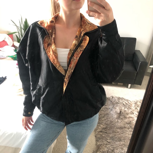 Vintage silk bomber - Picture 3 of 3